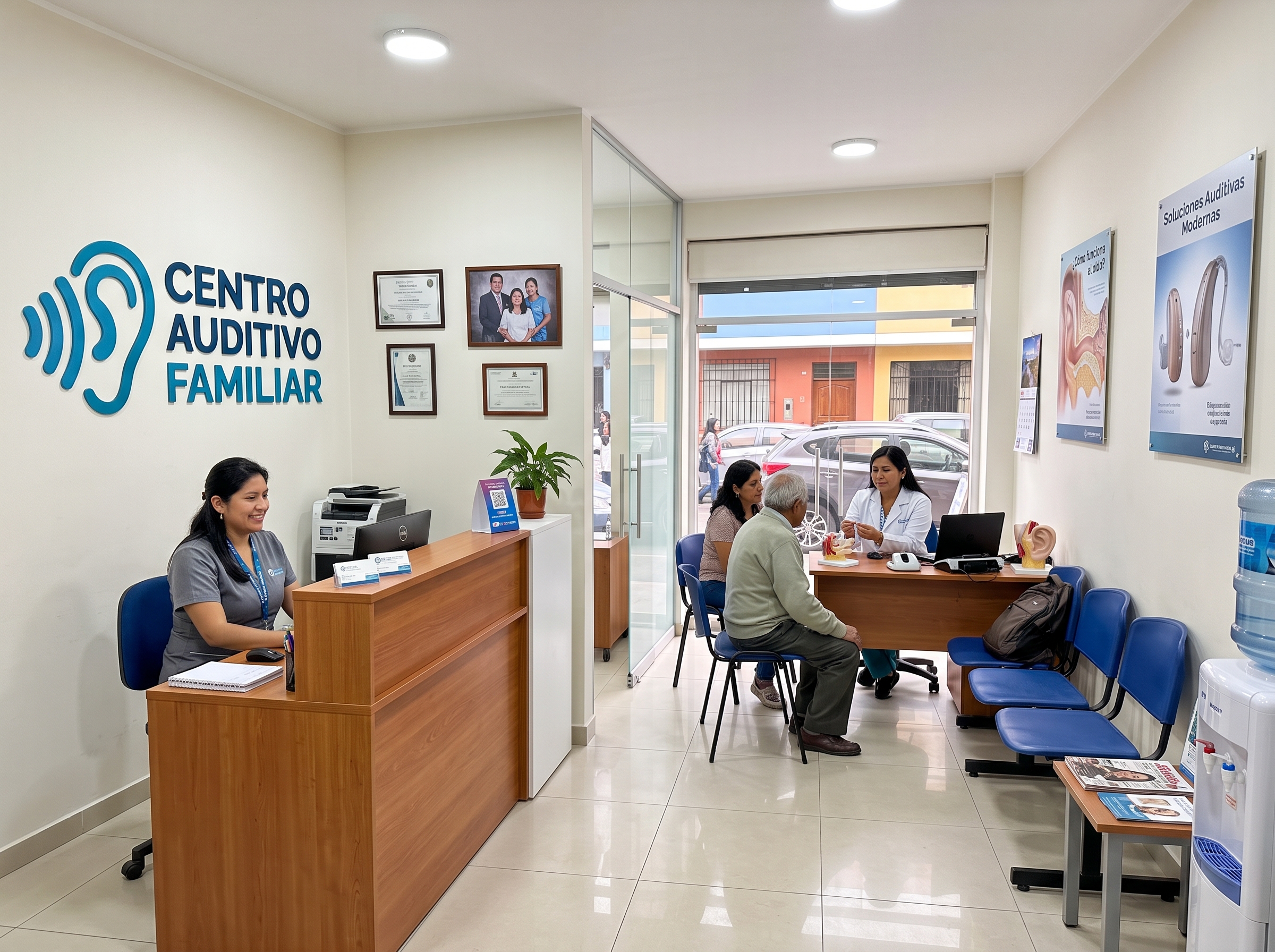 Sala de atención y calibración acústica